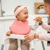 Baby Ono Babyono Soft seilinukas su kišene ir reguliuojamu užsegimu - šviesiai pilka