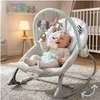 Baby Rocker Bouncer su vibraciniais galvos apdangalu žaislais 0-18kg Vaikams