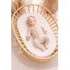 BABY SHEET MUSLIN Krepšys vežimėliui MOSES BASKET Ecrue Ekri sklandžiai