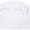 Babybay Ochraniacz Siateczkowy Piqué do Maxi,Spring i Comfort Balta Kropki 168x24cm