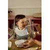 BABYBJORN - 3 dalių šviesiai pilkos spalvos maitinimo rinkinys