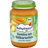 BABYDREAM BIO DARŽOVĖS SU SALDIAIS vazonėliais 5m190g SU RAPSŲ ALIEJU