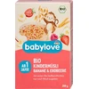 Babylove BIO grūdų muslis su braškėmis ir avietėmis