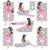 Babyuniverse Rogal nėštumo pagalvė U tipo 140x70 Velvet Sleeping Premium Ortopedinė XL