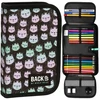 Back Up Kuprinė su pieštukais Backup Rainbow Cat, 1 skyrius, su priedais