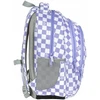 Back Up Mokyklinė kuprinė Backup 26l, šachmatinė balta-violetinė