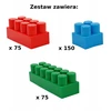 Bączek Plastikiniai statybiniai blokai 300 didelių, LENKIŠKAS PRODUKTAS