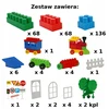 Bączek Statybiniai blokeliai vidutiniame konteineryje, 345 elementai, lenkiškas gaminys