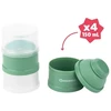 Badabulle Pojemniki na mleko w proszku przekąski