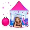 Bakalu Vaikiška palapinė Princess Palace Unicorn Rožinė Castle Didelė 130 cm
