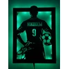 Baku Lampka nocna Piłkarz Marškinėliai Piłkarza Z Imieniem Futbolo kamuolys LED RGB pilot
