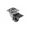 GTV Furniture wheel, Brazylia, juodas, 35mm (with brake)