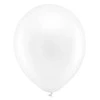 Eco balionai 10 vnt 30cm blizgantys balti
