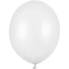 PartyDeco Stiprūs balionai Balti, blizgūs 30 cm, 50vnt