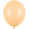 PartyDeco Stiprūs balionai Šviesiai persikinė 30 cm, 50vnt