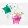 PartyDeco Permatomas balionas su margais taškeliais 40cm