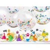 PartyDeco Didelis balionas Spalvotas konfeti, 1m