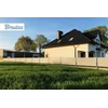 Bradas Balkono tvoros juosta 19x35 + spaustukai rudi
