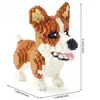BALODY KŪRYBINIAI BLOKIAI CORGI DOG STATYTI KONSTRUKCINIUS BLOKIUS ŠUNŲ VEISLĖS