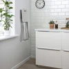 Balta sulankstoma taburetė IKEA GUNDE Balta sulankstoma taburetė, keliamoji galia iki 100 kg