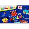 Bambino aliejinės pastelės, 12 spalvų