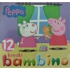 BAMBINO CRYONS 12 SPALVŲ PEPPA PIG 3+