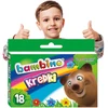 Bambino pieštukiniai dažai 18 spalvų vaikams
