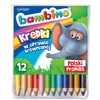St. Majewski Bambino storos spalvotos pieštukų 12 vnt.