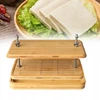 Bambuko tofu presas, nešiojamas ir patogus, namų, rankinis, sūrio presas