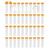 BANDYMO MĖGNĖLIS 40 Vnt. 50 ml PLASTIKINIO EKSPERIMENTINĖ LABORATORIJOJE ILGA, STIPRI