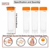 BANDYMO MĖGNĖLIS 40 Vnt. 50 ml PLASTIKINIO EKSPERIMENTINĖ LABORATORIJOJE ILGA, STIPRI