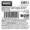 Banquet CVARS 3 Plastikinė stalo užtiesalas 43x28cm Automobilių dizainas