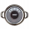 Banquet EMALINIS PUODAS 22cm 3,7L SU DANGIU BANKETAS METALINIS Juodas