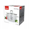 Banquet Emaliuotas puodas DUJŲ IŠVEDIMUI 22 cm 3,75 l su dangčiu SWEET HOME