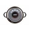 Banquet Emaliuotas PUODAS SU DANGIU mažas 0,71L 14cm METALINIS Banketas 9828