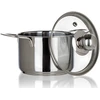 Banquet Mažas puodas su dangčiu 12cm 0.85l "piccolo" nerūdijančio plieno
