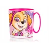 Banquet Paw Patrol rožinis vaikiškas puodelis, 350 ml, su nedūžtančia plastikine rankena