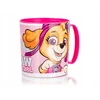 Banquet Paw Patrol rožinis vaikiškas puodelis, 350 ml, su nedūžtančia plastikine rankena