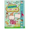 Barney Buddy KŪRYBINIS RINKINYS SU PIEŠIMO ŠABLONAIS, SPALVOTAIS CENILIAIS, KORTELĖMIS