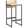 Home4You Baro kėdė HANNES 38x38xH80cm Rustic melaminas