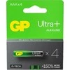 Baterijos GP Ultra Plus Alkaline AAA Emos 4vnt./LR03