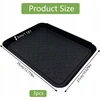 BATŲ DĖKLAS 3 VIENETŲ 35X275X3CM PLASTIKINIS LAŠŲ DĖKLAS STABILI JUODA