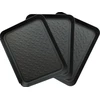 BATŲ DĖKLAS 3 VIENETŲ 35X275X3CM PLASTIKINIS LAŠŲ DĖKLAS STABILI JUODA
