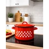 BB Emaliuotas puodas 10l Retro High Lid Gas Induction Vengrijos fi27cm
