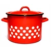 BB Emaliuotas puodas 10l Retro High Lid Gas Induction Vengrijos fi27cm