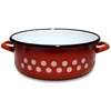 BB Emaliuotas puodas 3,5l Retro Low Lid Gas Induction Vengrijos fi 23cm