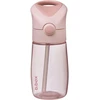 B.Box bbox rožinis silikoninis gėrimo buteliuko puodelis su šiaudeliu, 380 ml