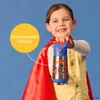 B.Box B.dėžutė SUPERMAN Thermo buteliukas su šiaudeliu Thermo buteliukas 350 ml