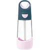 B.box Buteliukas tritanowa ze słomką 450ml + Mini Lunchbox Rinkinys Indigo Rose