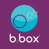 B.BOX Inovatyvus puodelis, buteliukas su šiaudeliais, 240 ml, vynuogių